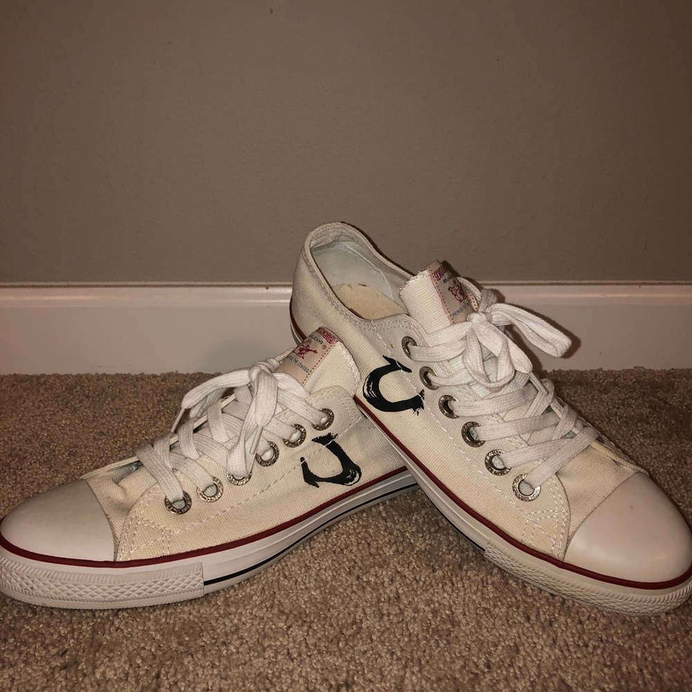 True Religion Canvas Low Top Sneakers
